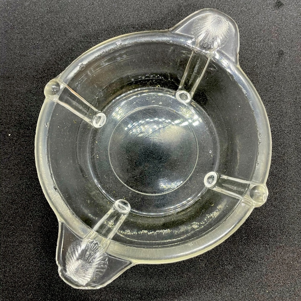 Ashtray Vintage Glass Ashtray